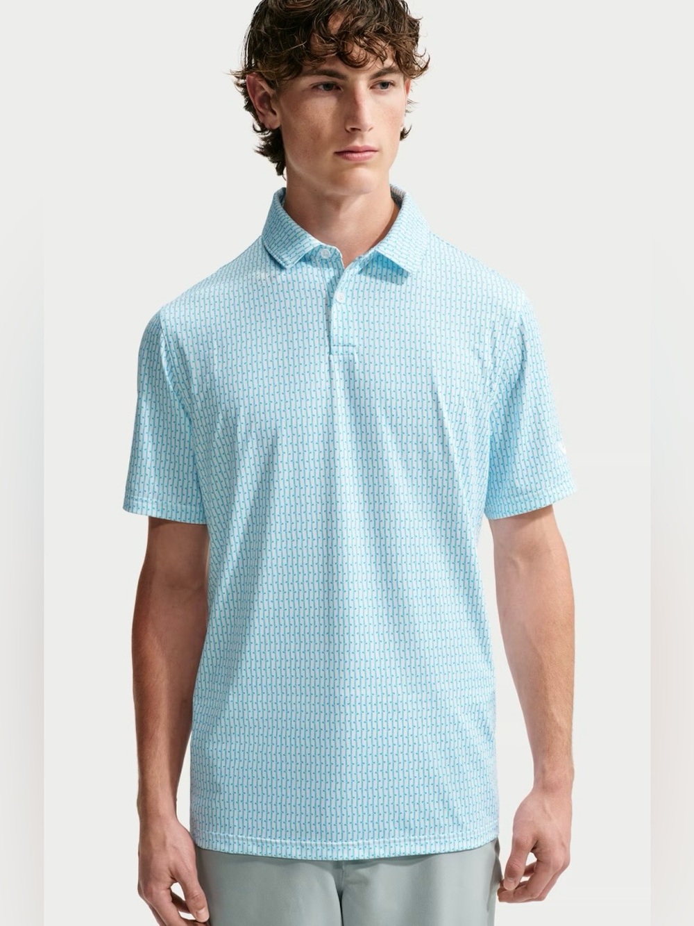 NWT Lee Performance Stretch Polo Shirt 2XL Blue Moisture Wicking UV Golf